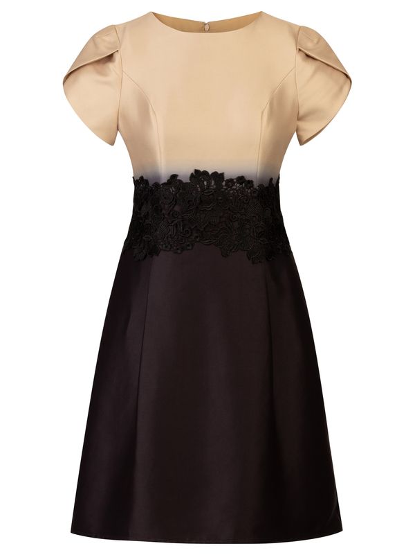 Kraimod Kraimod Koktel haljina  bež / crna