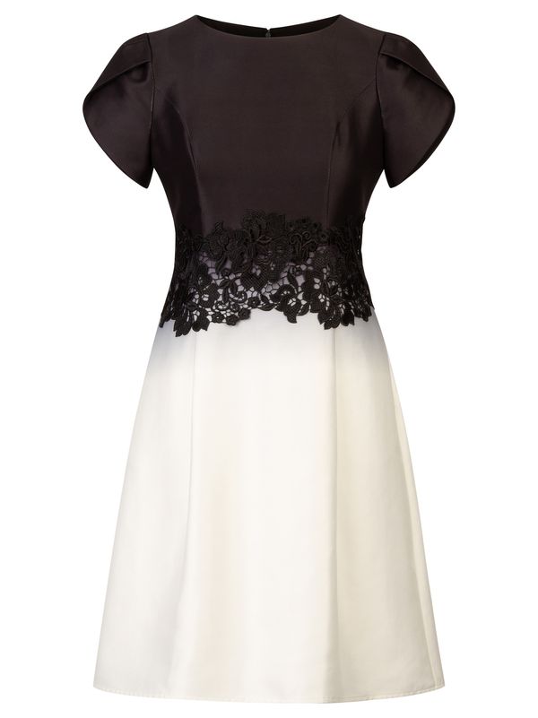 Kraimod Kraimod Koktel haljina  crna / bijela