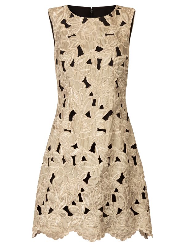 Kraimod Kraimod Večernja haljina  bež / smeđa / zlatna