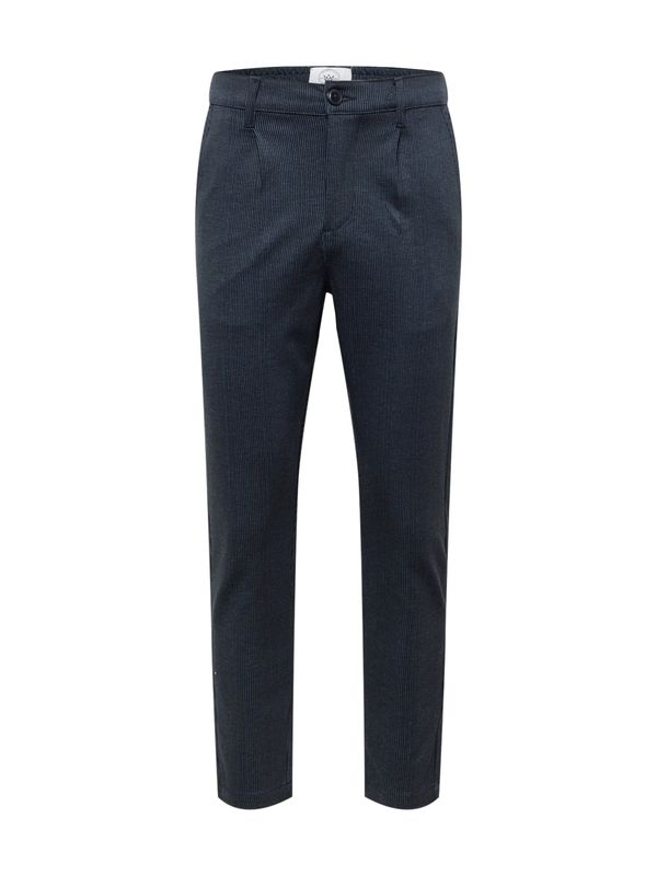 Kronstadt Kronstadt Hlače s naborima 'Club texture pants'  noćno plava