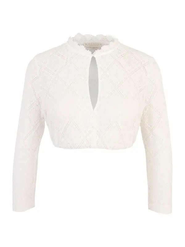 Krüger Madl Krüger Madl Dirndl bluza 'Kendall'  ecru/prljavo bijela