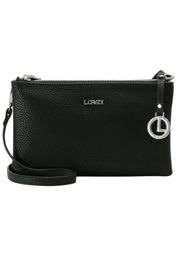 L.CREDI L.CREDI Torba preko ramena 'Ella'  crna / srebro