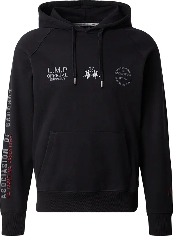 La Martina La Martina Sweater majica  crna