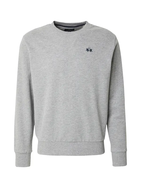 La Martina La Martina Sweater majica  mornarsko plava / svijetlosiva