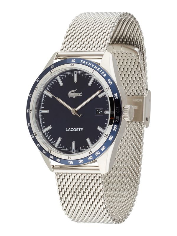LACOSTE LACOSTE Analogni sat 'Everett'  mornarsko plava / tamno plava / srebro