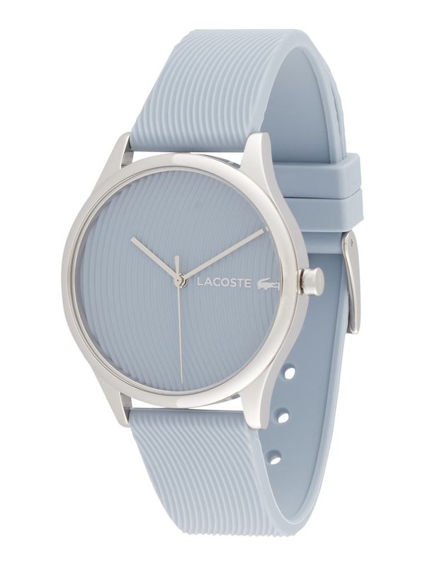 LACOSTE LACOSTE Analogni sat 'FALDA'  sivkasto plava / srebro