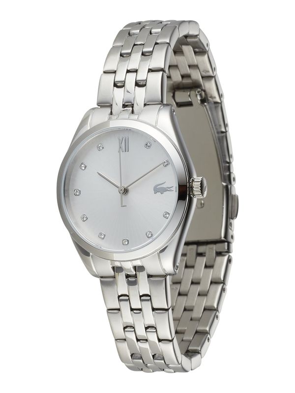 LACOSTE LACOSTE Analogni sat 'TUILERIE'  srebrno siva / srebro / prozirna