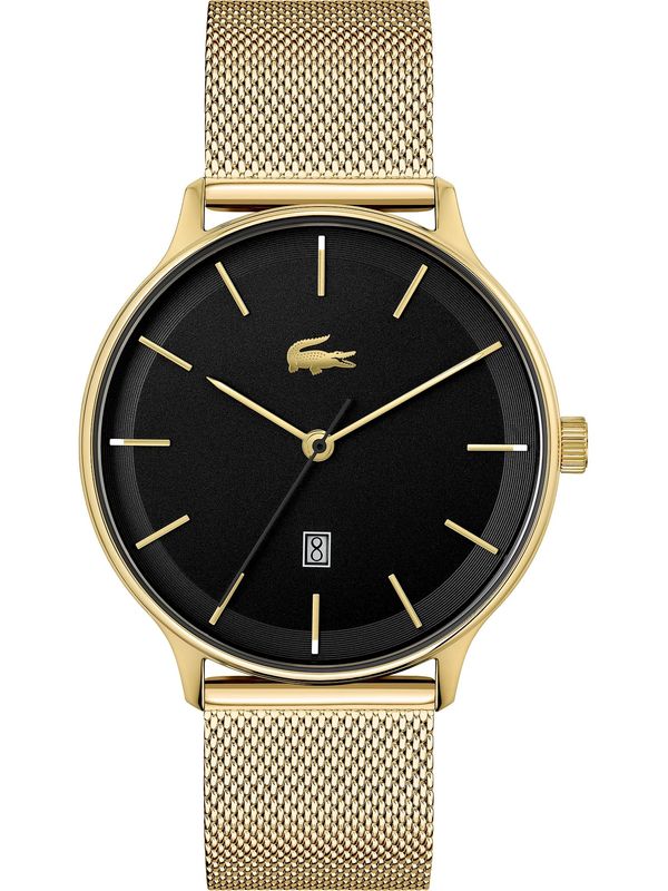 LACOSTE LACOSTE Analogni sat  zlatna / crna