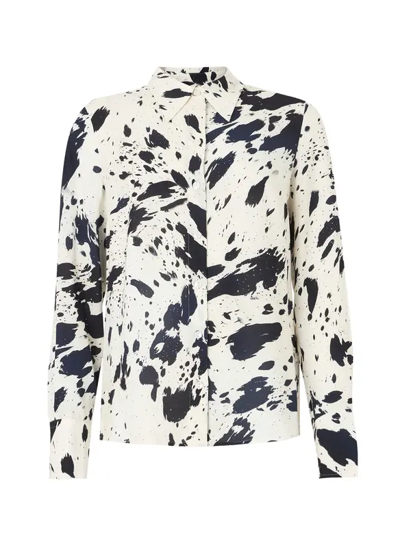 Lala Berlin Lala Berlin Bluza 'Bea'  crna / bijela