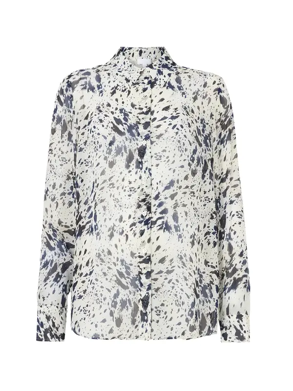 Lala Berlin Lala Berlin Bluza 'Blair'  mornarsko plava / bijela
