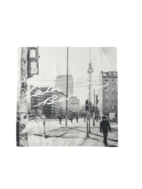 Lala Berlin Lala Berlin Ručnik 'Berlin'  siva / svijetlosiva / crna / prljavo bijela