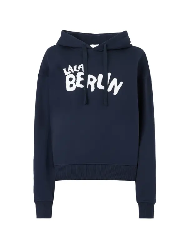 Lala Berlin Lala Berlin Sweater majica 'Hedy'  mornarsko plava / bijela