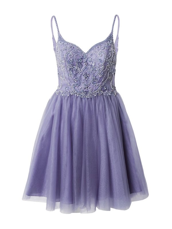 Laona Laona Koktel haljina  srebrno siva / lavanda / prozirna