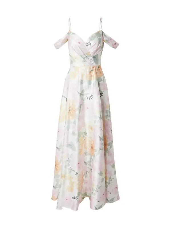 Laona Laona Večernja haljina  pastelno zelena / marelica / rosé / bijela