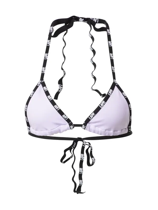 Lapp the Brand Lapp the Brand Sportski bikini gornji dio  svijetloljubičasta / crna / bijela