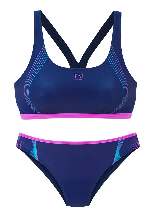 LASCANA ACTIVE LASCANA ACTIVE Bikini  morsko plava / azur / fuksija