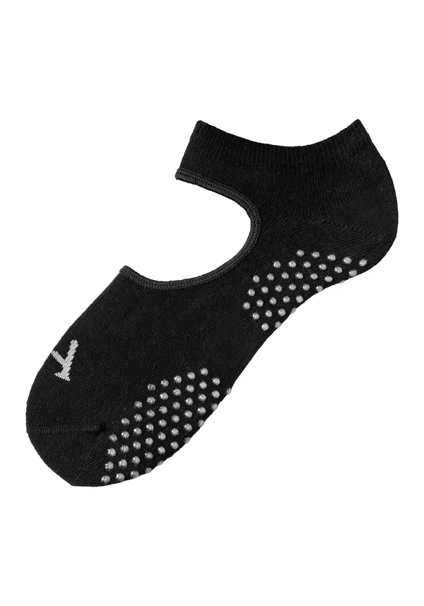 LASCANA ACTIVE LASCANA ACTIVE Sportske čarape  siva / crna