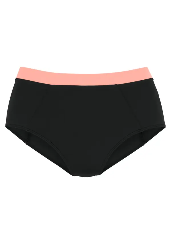 LASCANA ACTIVE LASCANA ACTIVE Sportski bikini donji dio  breskva / crna