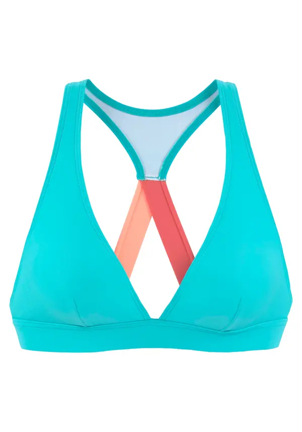 LASCANA ACTIVE LASCANA ACTIVE Sportski bikini gornji dio  akvamarin / koraljna / lubenica roza