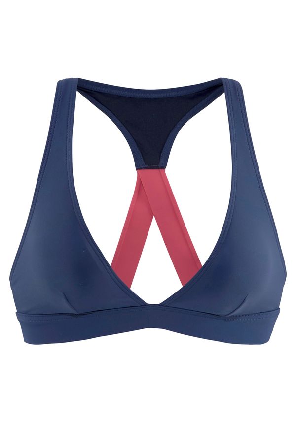 LASCANA ACTIVE LASCANA ACTIVE Sportski bikini gornji dio  mornarsko plava / crvena ljubičasta