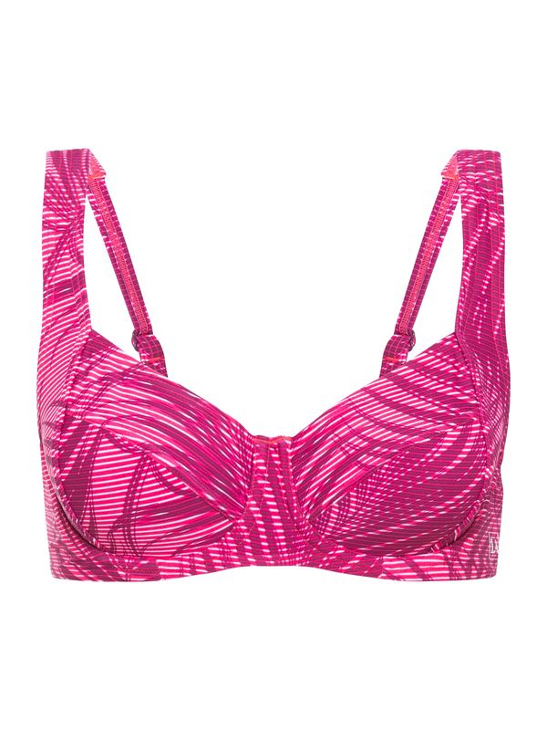LASCANA ACTIVE LASCANA ACTIVE Sportski bikini gornji dio  roza / bordo / bijela