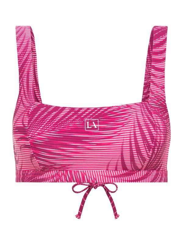 LASCANA ACTIVE LASCANA ACTIVE Sportski bikini gornji dio  roza / bordo / bijela