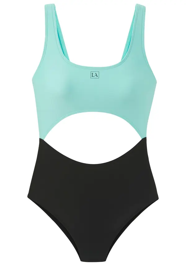 LASCANA ACTIVE LASCANA ACTIVE Sportski kupaći kostim  azur / crna
