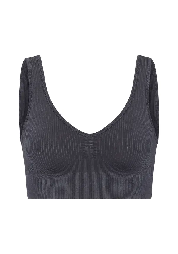 LASCANA ACTIVE LASCANA ACTIVE Sportski top  antracit siva