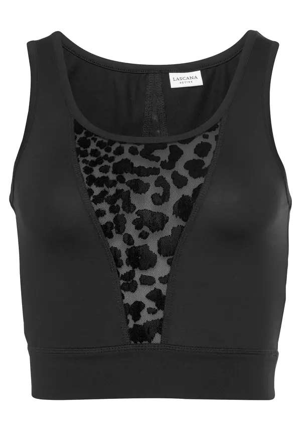 LASCANA ACTIVE LASCANA ACTIVE Sportski top  crna