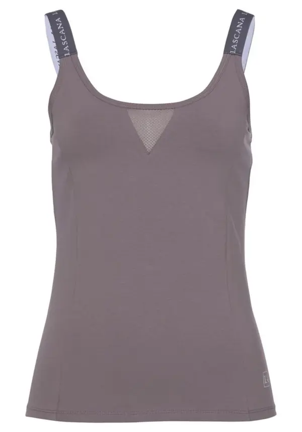 LASCANA ACTIVE LASCANA ACTIVE Sportski top  kameno siva