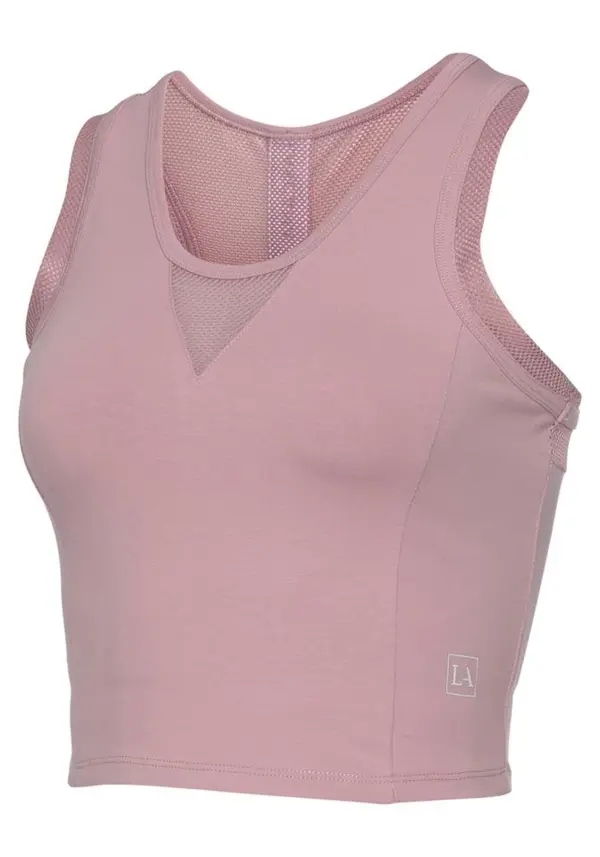 LASCANA ACTIVE LASCANA ACTIVE Sportski top  prljavo roza