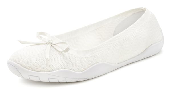 LASCANA LASCANA Balerinke  bijela