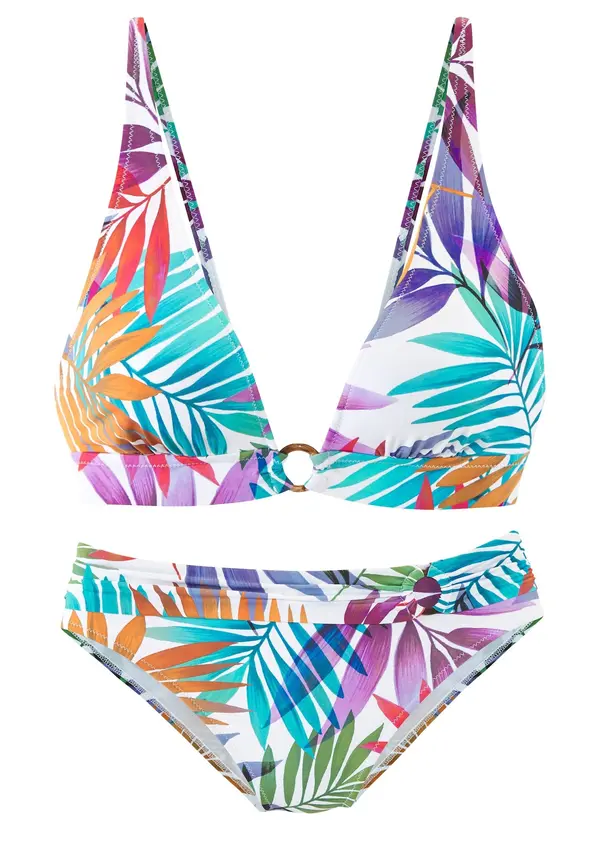 LASCANA LASCANA Bikini  azur / ljubičasta / narančasta / bijela