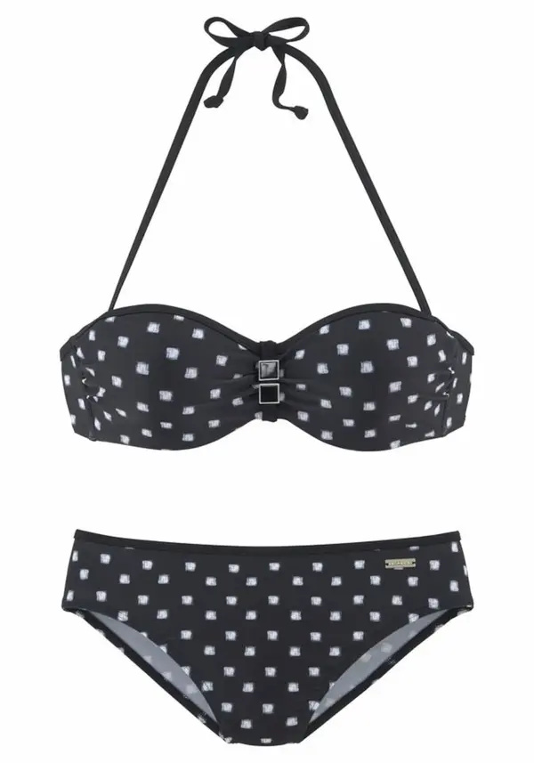 LASCANA LASCANA Bikini  crna / bijela