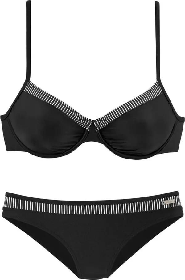 LASCANA LASCANA Bikini  crna / bijela