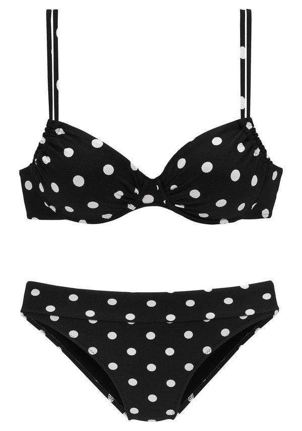 LASCANA LASCANA Bikini  crna / bijela