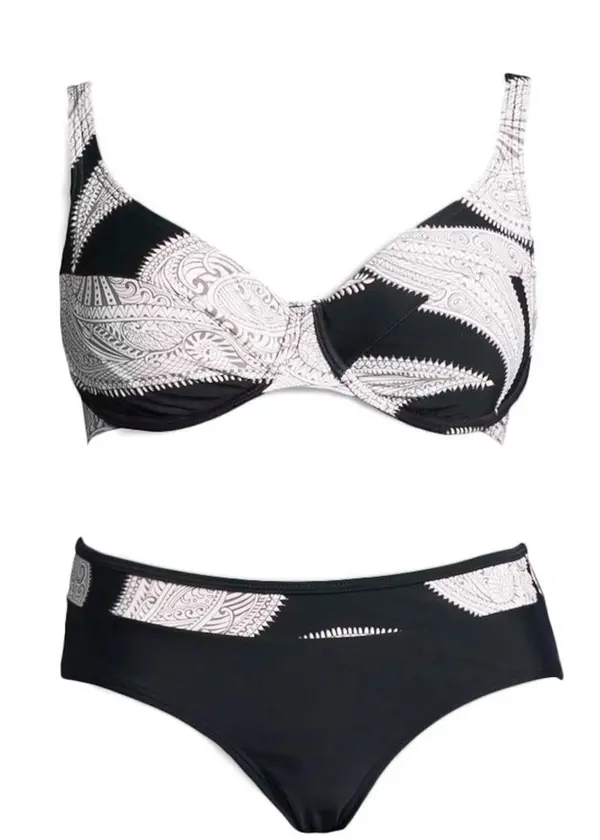 LASCANA LASCANA Bikini  crna / bijela