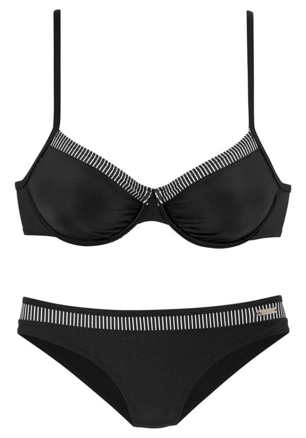 LASCANA LASCANA Bikini  crna / bijela