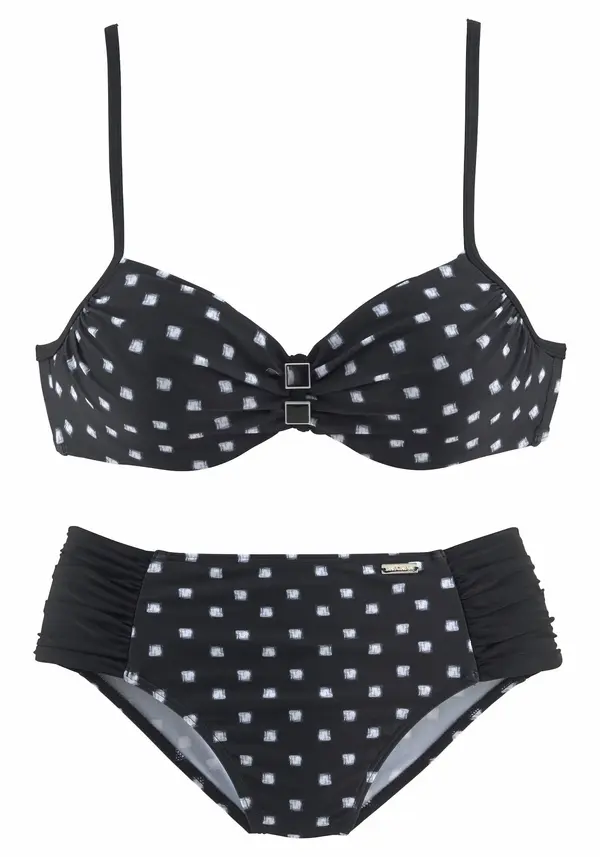 LASCANA LASCANA Bikini  crna / bijela