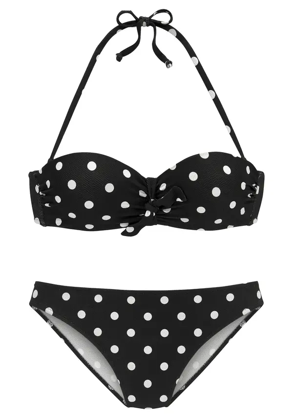 LASCANA LASCANA Bikini  crna / bijela