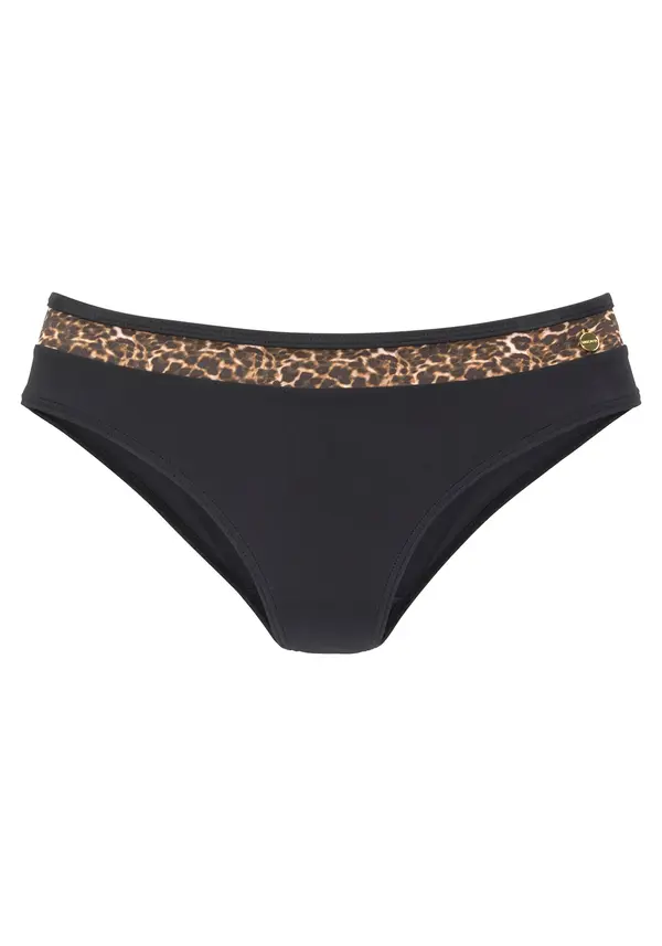 LASCANA LASCANA Bikini donji dio 'Adele'  smeđa / žuta / crna