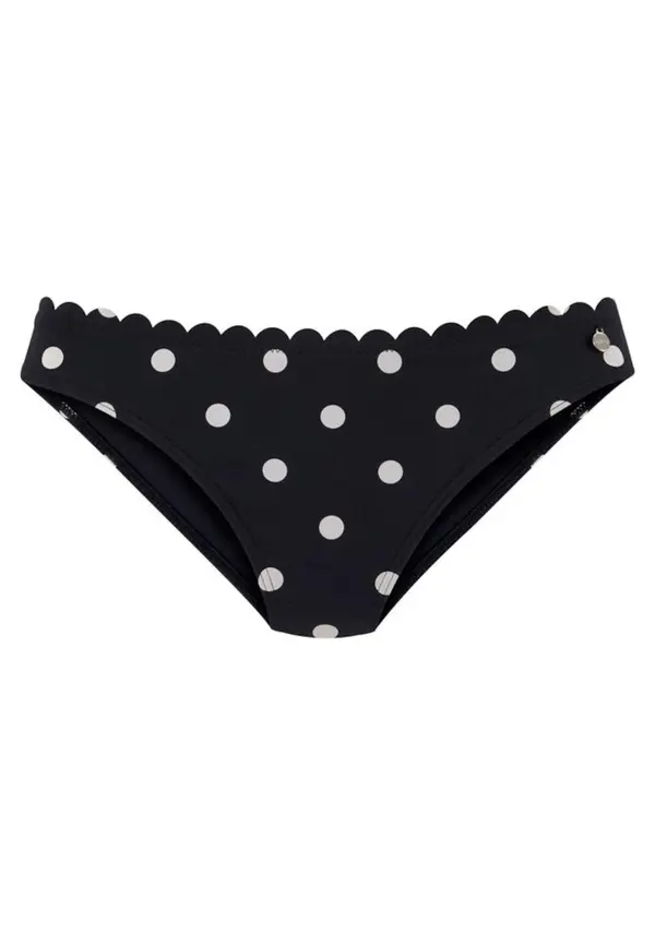 LASCANA LASCANA Bikini donji dio 'Jada'  crna / bijela
