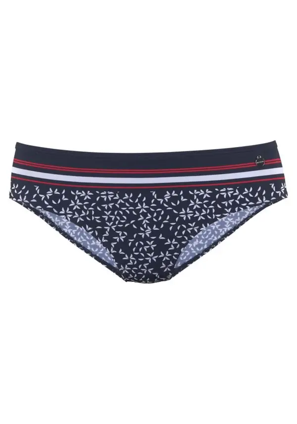 LASCANA LASCANA Bikini donji dio 'Minimal'  mornarsko plava / crvena / bijela