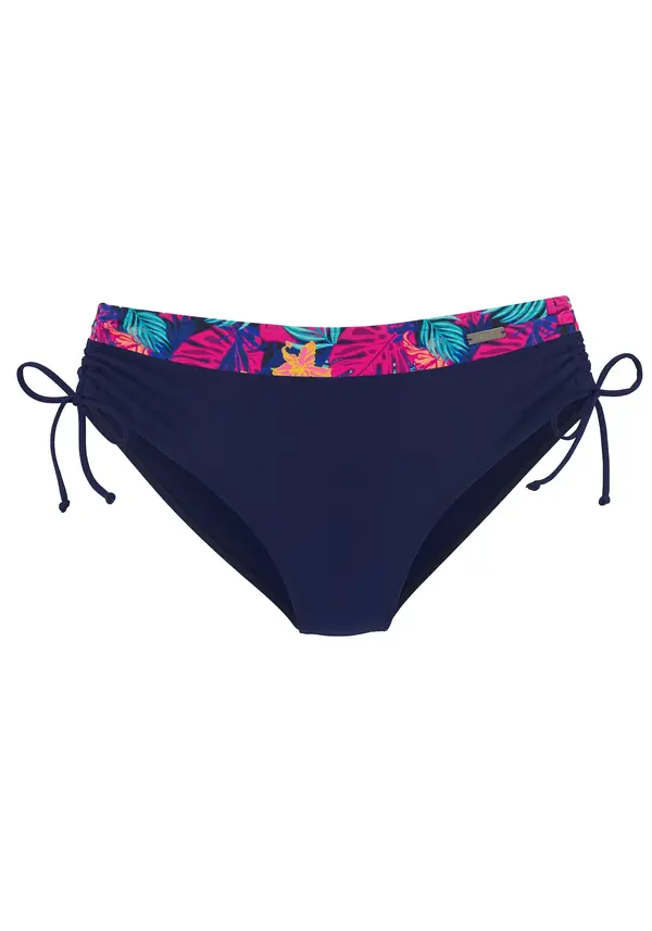 LASCANA LASCANA Bikini donji dio  mornarsko plava / azur / žuta / roza