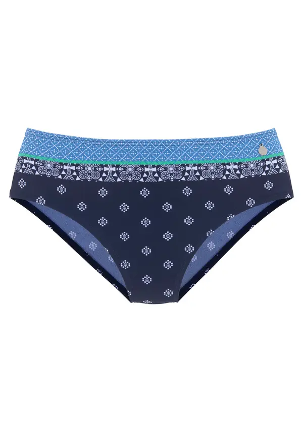 LASCANA LASCANA Bikini donji dio  plava / mornarsko plava / zelena / bijela