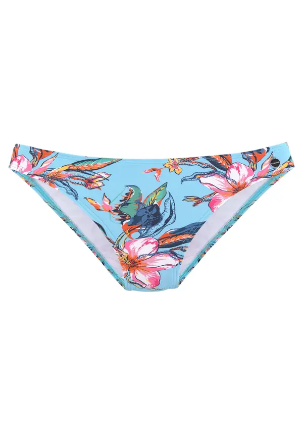 LASCANA LASCANA Bikini donji dio  plava / narančasta / svijetloroza / bijela
