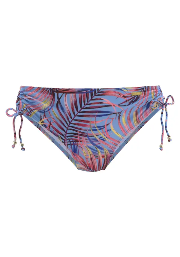 LASCANA LASCANA Bikini donji dio  plava / sivkasto plava / senf / prljavo roza
