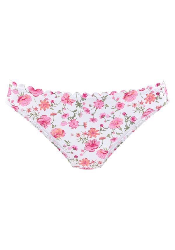 LASCANA LASCANA Bikini donji dio  roza / crvena / bijela