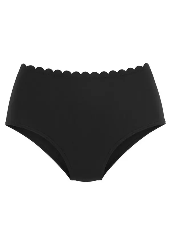 LASCANA LASCANA Bikini donji dio 'Scallop'  crna