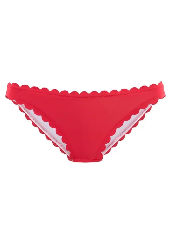 LASCANA LASCANA Bikini donji dio 'Scallop'  klasično crvena